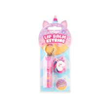 Smiggle Lip Balm Keyring Berry Doughnut Unicorn